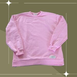 🍋✨ The Giving Movement Pink Logo Patch sweater size xs/s